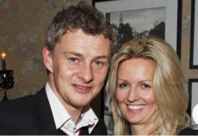 Oivind Solskjaer's son Ole Gunnar with his wife Silje Solskjaer